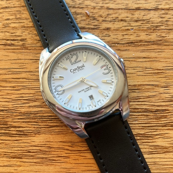 Cardinal All Steel Watch - New crystal, band, and battery! - Picture 3 of 13
